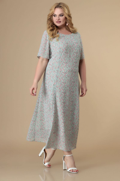 Жакет, платье Romanovich Style 3-2180 коралл,мята - фото 4