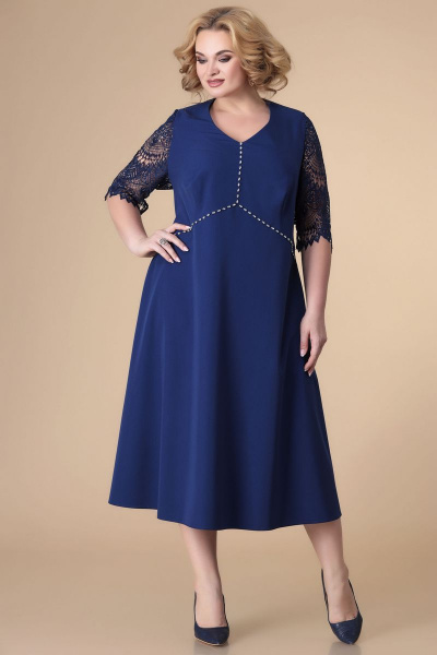 Платье Romanovich Style 1-2183 синий - фото 2