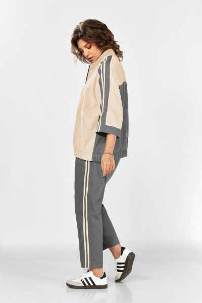 Брюки, бомбер Lady Secret 25201/1 беж/графит - фото 4