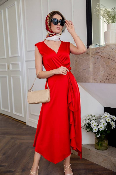 Платье Daloria 1801 красный - фото 1