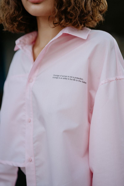 Рубашка RAWR 286 розовый - фото 9
