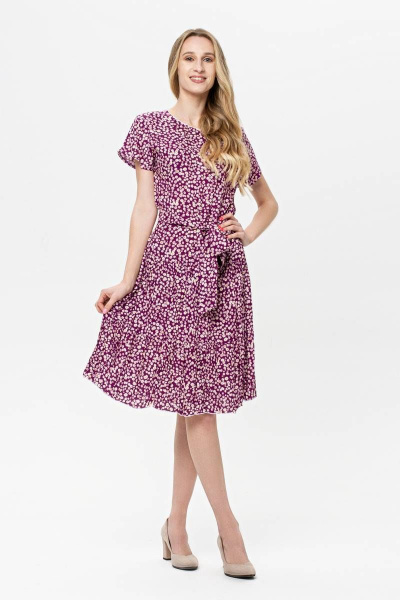 Платье BirizModa 21С0017 фиолетовый - фото 1