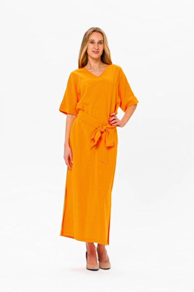 Платье BirizModa 21С0020 оранжевый - фото 1