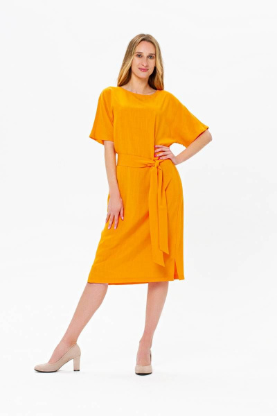 Платье BirizModa 21С0021 оранжевый - фото 1