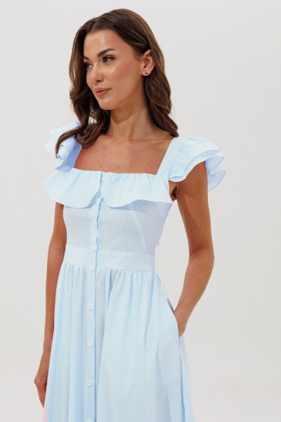 Платье V&N Fashion 1158 голубой - фото 6