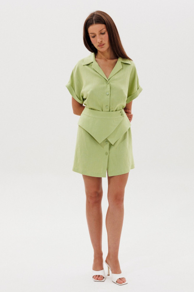 Платье THE NAME 2547 зеленый - фото 1