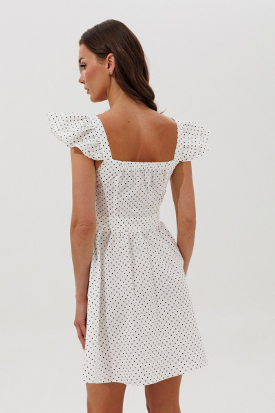 Платье V&N Fashion 1159 белый_в_горошек - фото 7