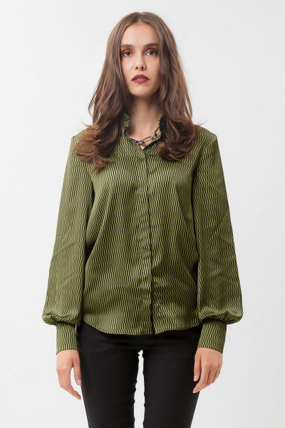 Блуза Favorini 31779-Kilay зеленый - фото 1