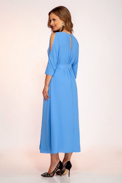 Платье Dilana VIP 1769 голубой - фото 3