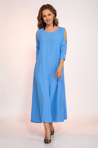 Платье Dilana VIP 1769 голубой - фото 2