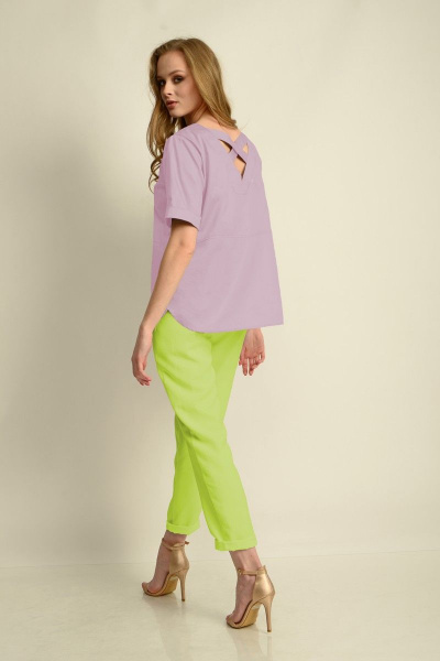 Блуза MAX 1-027 лиловый - фото 2
