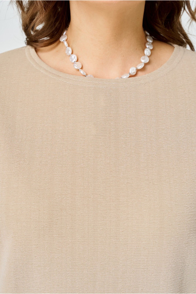Блуза Bliss 9603 бежевый - фото 7