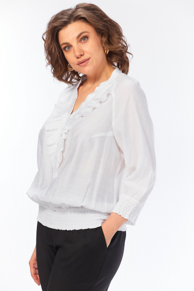Блуза Kauhanka 035 белый - фото 2