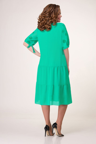 Платье VOLNA 1201 светло-зеленый - фото 2