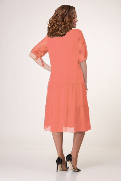 Платье VOLNA 1201 светло-персиковый - фото 2