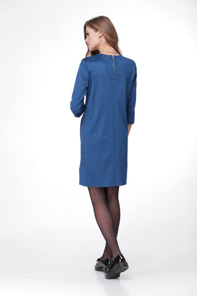 Платье Verita 1147 синий - фото 3