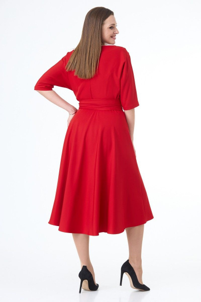 Платье T&N 7073 красный - фото 6