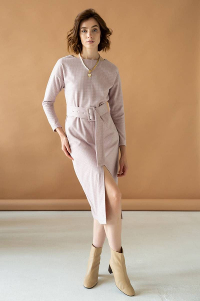 Платье Ivera 837 розовый - фото 1