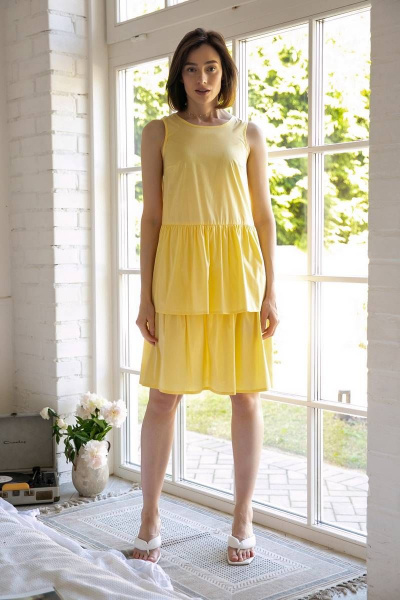 Платье Ivera 1023 желтый - фото 1