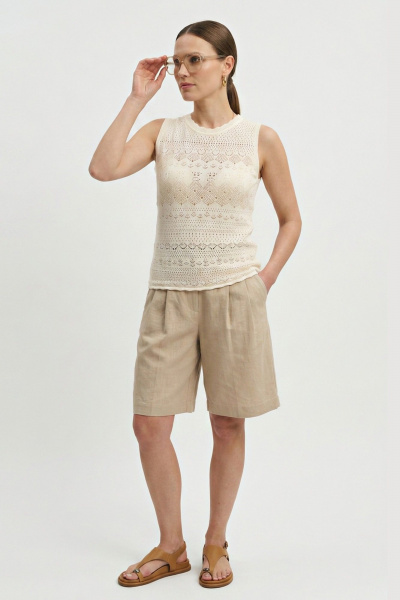Жилет Полесье С1353-25 6С1595-Д43 158,164 суровый+отбеленный - фото 5