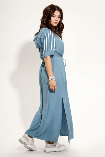 Платье Панда 477680 голубой - фото 4