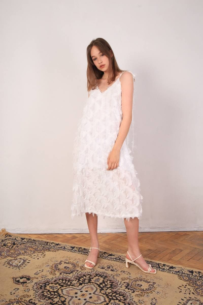 Платье TSURAN DR3BWH.164 белый - фото 8