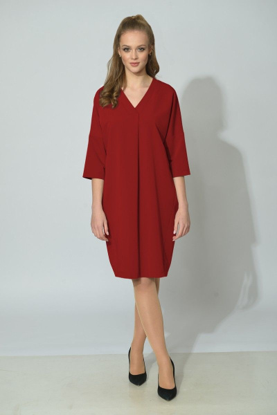 Платье MAX 4-020к красный - фото 1