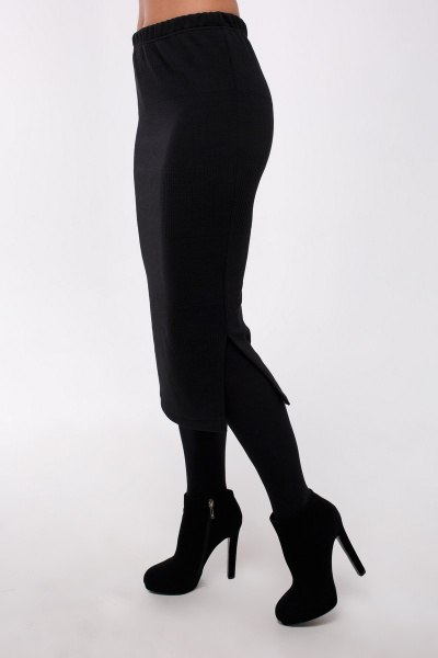Джемпер, юбка Legend Style K-005 черный - фото 8
