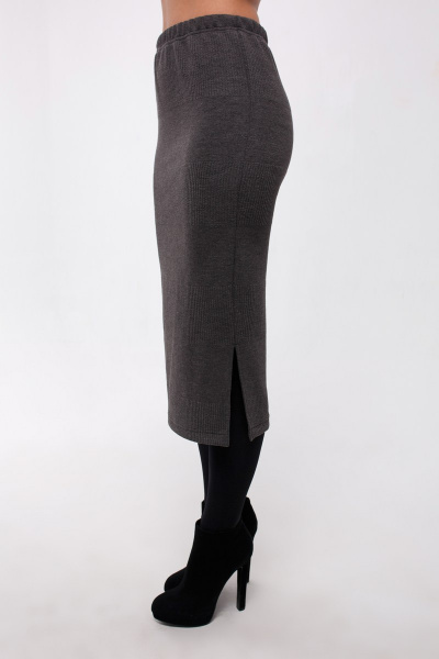 Джемпер, юбка Legend Style K-005 серый - фото 7