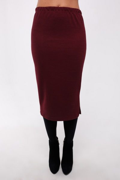 Джемпер, юбка Legend Style K-005 бордовый - фото 6
