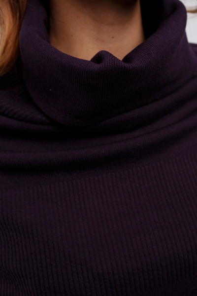 Джемпер, юбка Legend Style K-005 фиолетовый - фото 4