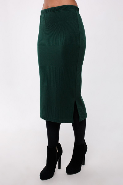 Джемпер, юбка Legend Style K-005 темно-зеленый - фото 6