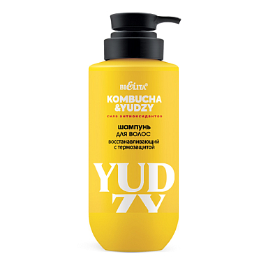 Шампунь Belita Kombucha & Yudzy-Шампунь для волос восстанавливающий с термозащитой - фото 1