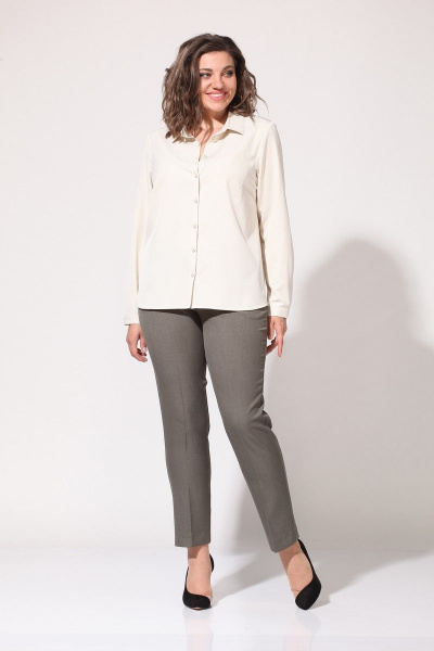 Блуза, брюки, джемпер Lady Style Classic 1303/1 хаки - фото 3