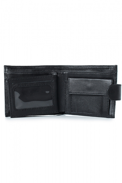 Портмоне из натуральной кожи черное Galanteya 20109.25с161к45 черный - фото 5