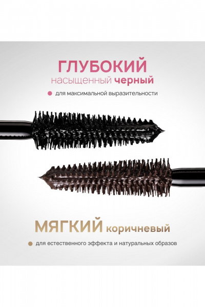 Тушь для ресниц LUXVISAGE ATOMIC super volume effect BLACK - фото 5