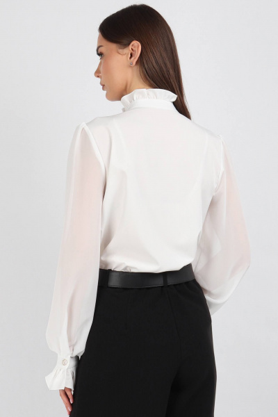 Блуза VIZAVI 750 молочный - фото 4