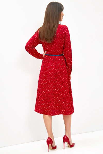 Куртка, платье Магия моды 1963 беж+красный - фото 4