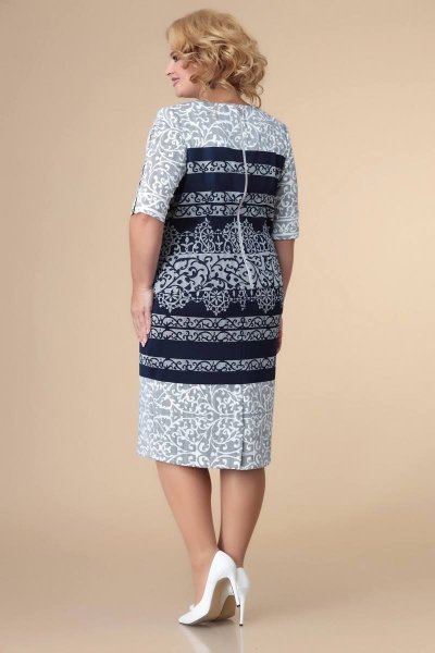 Платье Romanovich Style 2-2189 синий - фото 3