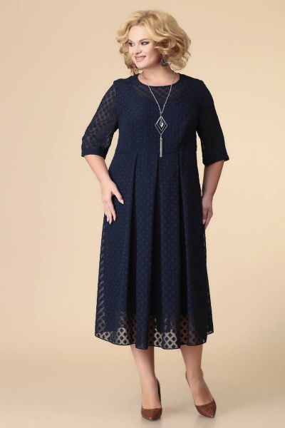 Платье Romanovich Style 1-2193 синий - фото 3