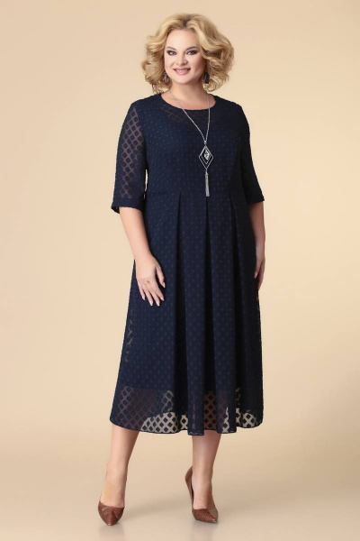 Платье Romanovich Style 1-2193 синий - фото 2