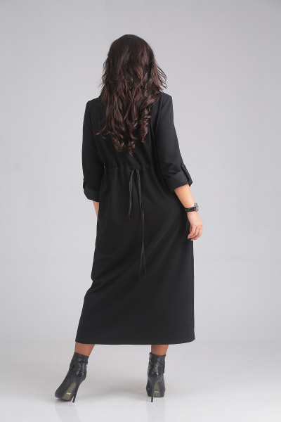 Платье Andrea Style 00116 черный - фото 5