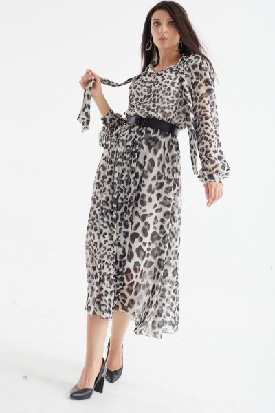 Платье MALI 421-079 леопард - фото 1