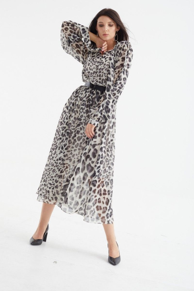 Платье MALI 421-079 леопард - фото 4