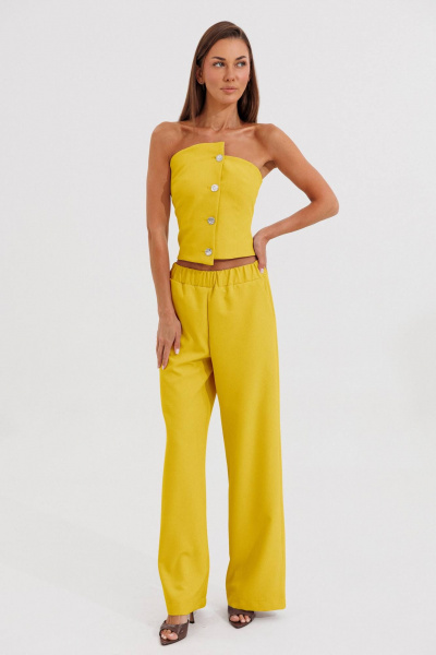 Брюки V&N Fashion 1150 желтый - фото 1