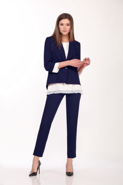 Блуза, брюки, жакет Lady Secret 2393 синий - фото 1