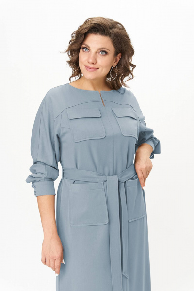Платье Lady Style Classic 3017/1 голубые-тона - фото 3
