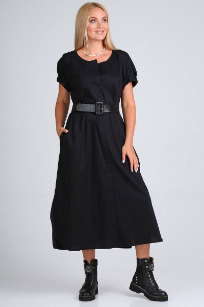 Платье FloVia 4097 черный - фото 5