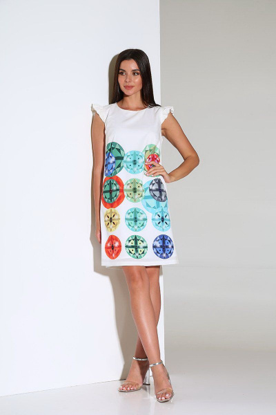 Платье Andrea Fashion AF-162 молоко - фото 1