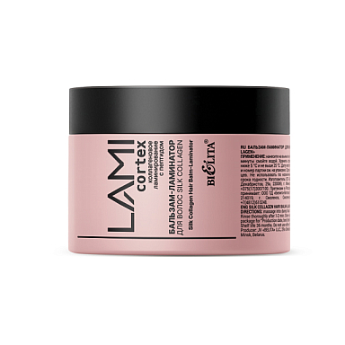 Бальзам-ополаскиватель Belita Lamicortex-Бальзам-ламинатор для волос "Silk Collagen" - фото 1
